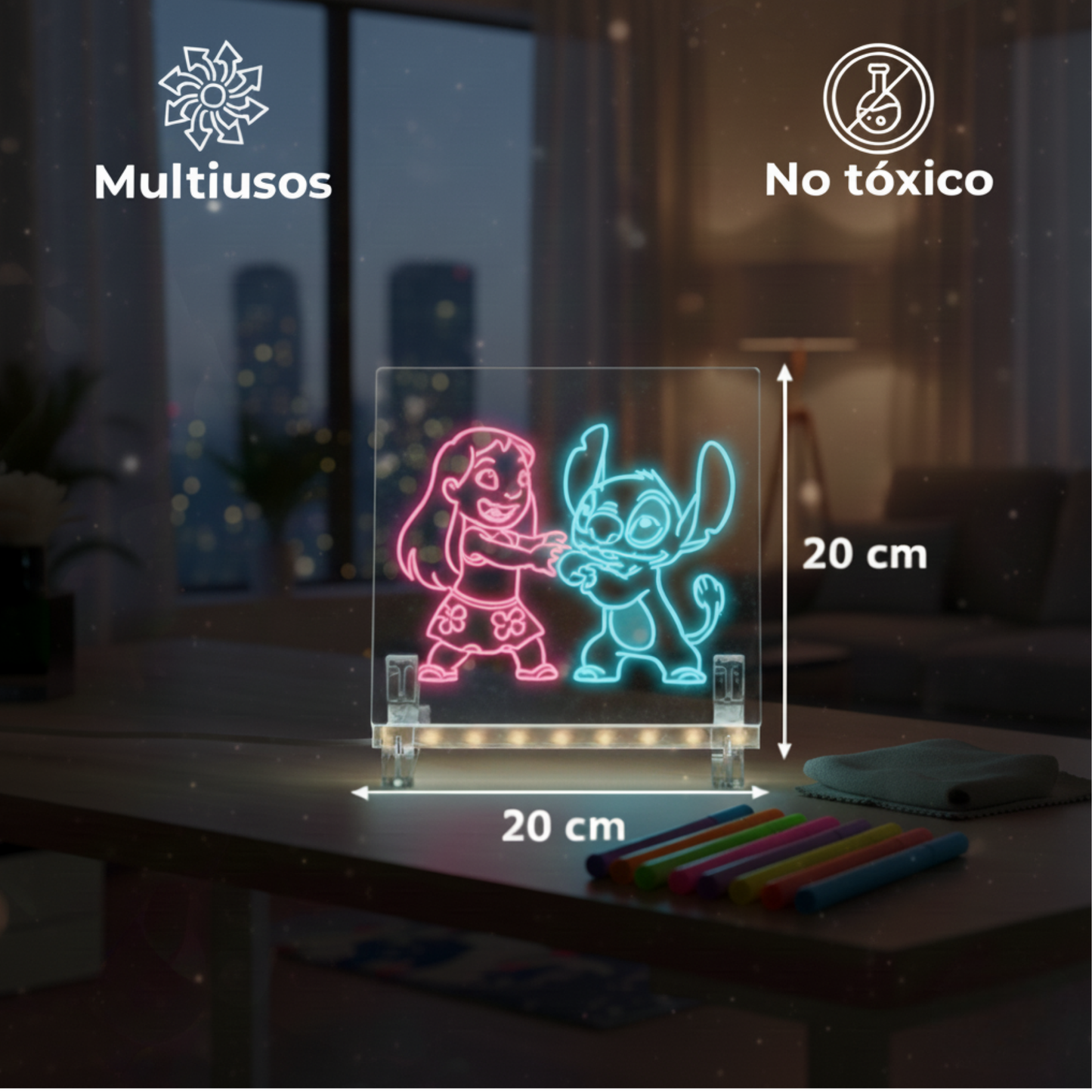 Pizarra led para dibujar- Luz &Trazo